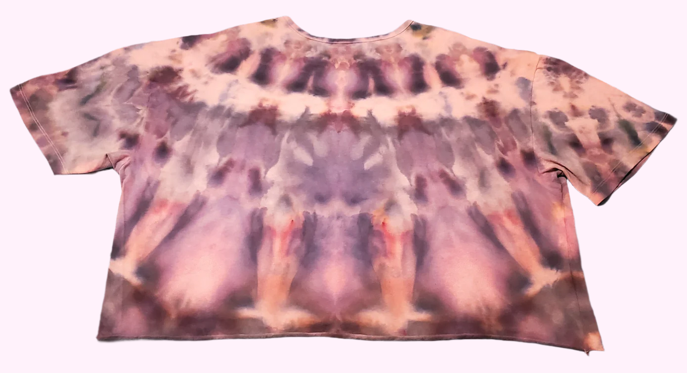2XL It's a Rolling Stones Tie-Dye Croptop