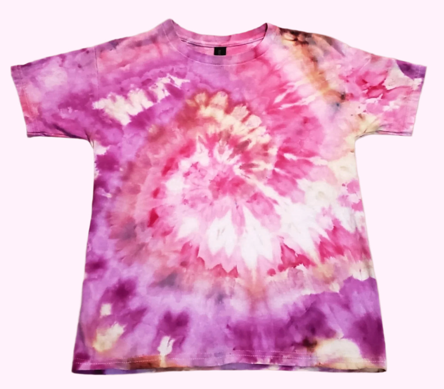 Cotton Candy Swirled Tie-dye Youth Tee