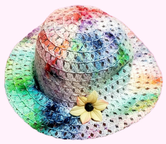 Girls Tie-Dye Sun Hat