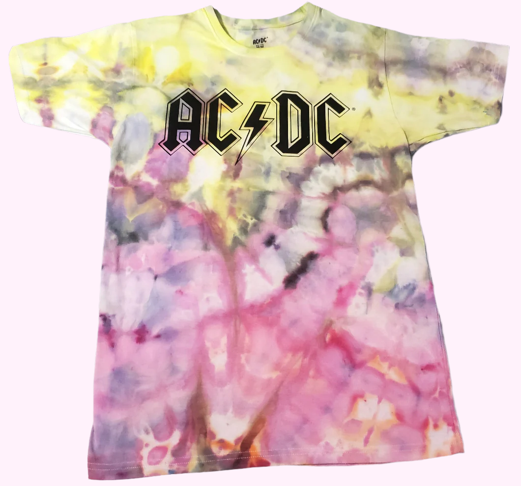 AC/DC Ice dye L Tee