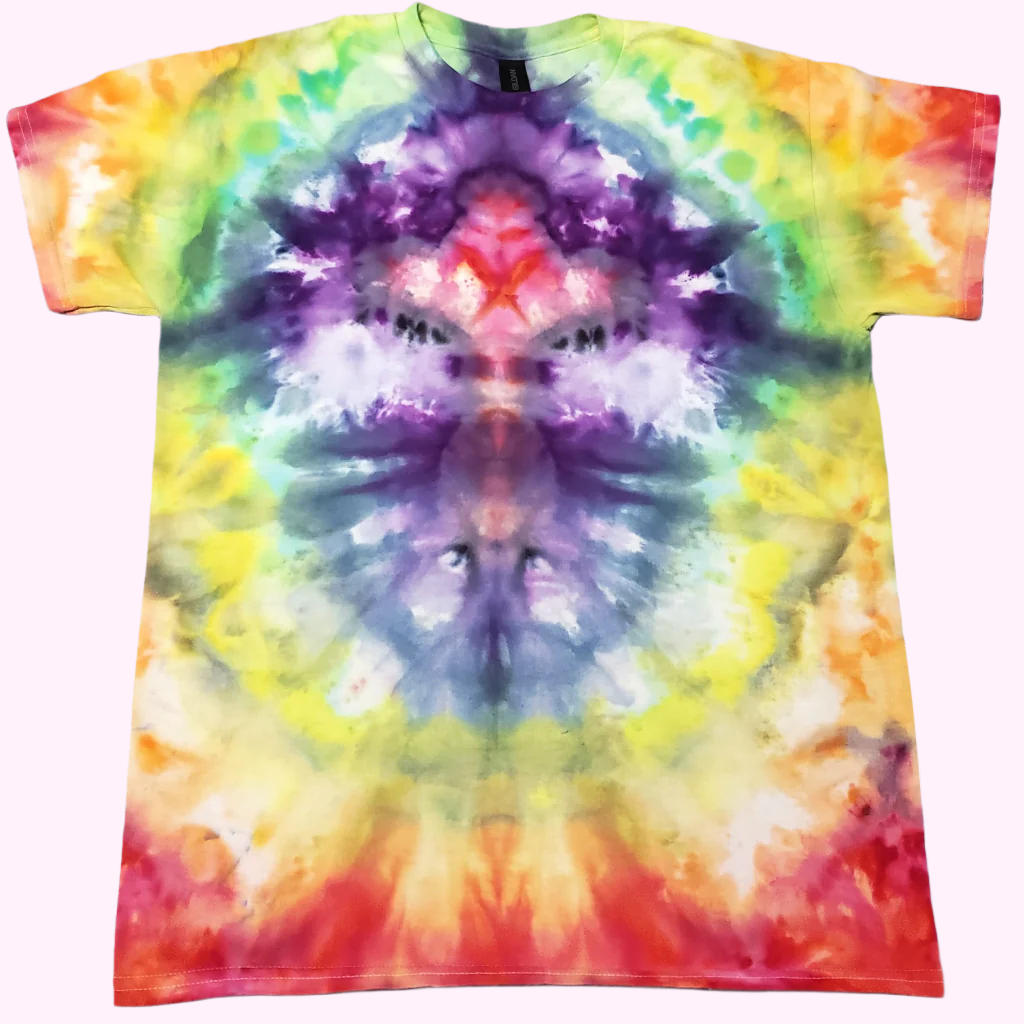 Peacock Cross Tiedye M Tee